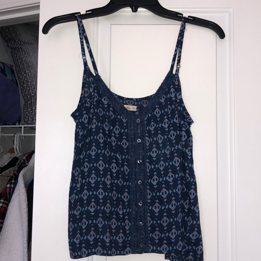 Hollister Printed Flowy Tank